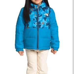 THE NORTH FACE Boys' Printed Reversible Mount Chimbo Full Zip Hooded Jacket